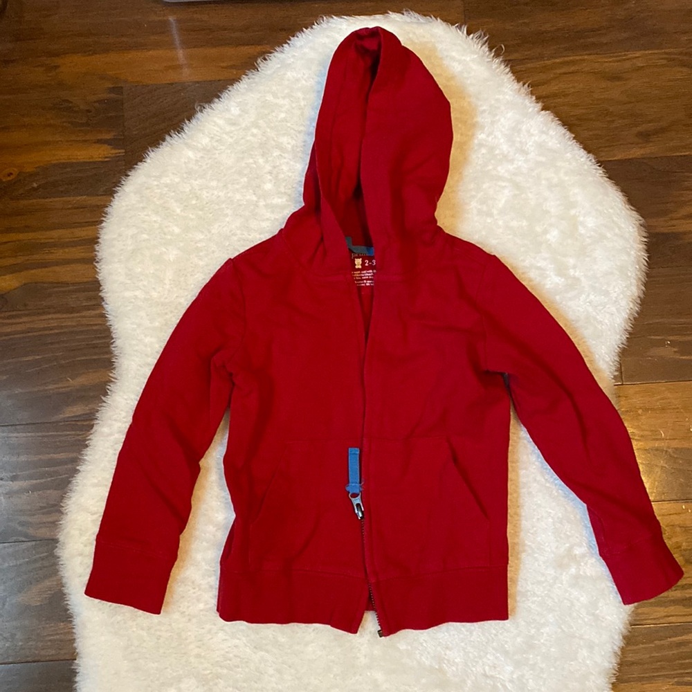 Primary hoodie red size 2-3